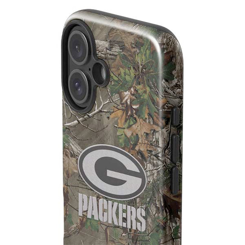 NFL Green Bay Packers Realtree Xtra Green Camo iPhone 16 Plus Impact Case