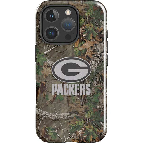 NFL Green Bay Packers Realtree Xtra Green Camo iPhone 16 Pro Impact Case