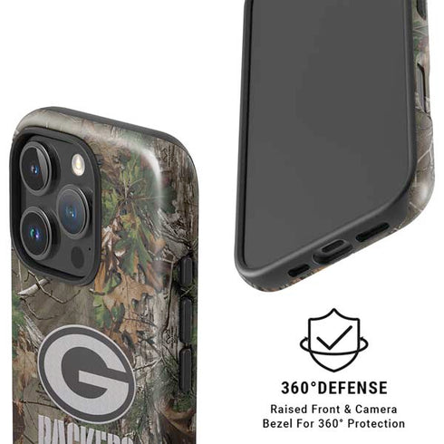 NFL Green Bay Packers Realtree Xtra Green Camo iPhone 16 Pro Magsafe Impact Case