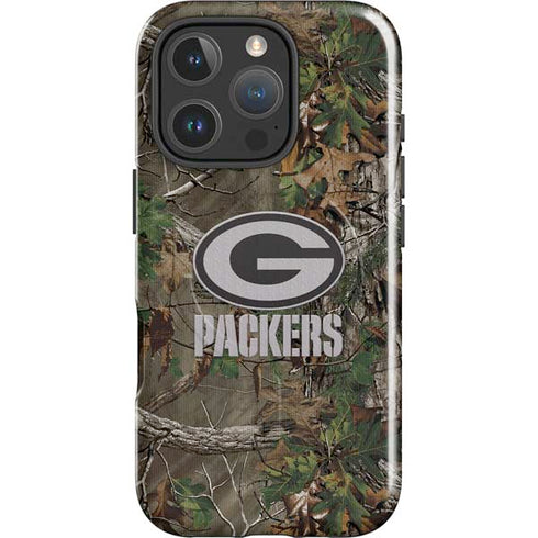 NFL Green Bay Packers Realtree Xtra Green Camo iPhone 16 Pro Max Magsafe Impact Case