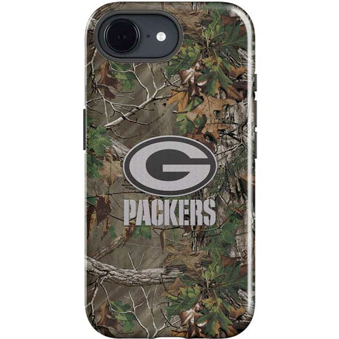 NFL Green Bay Packers Realtree Xtra Green Camo iPhone 16e Impact Case