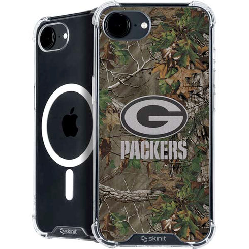 NFL Green Bay Packers Realtree Xtra Green Camo iPhone 16e MagSafe Case