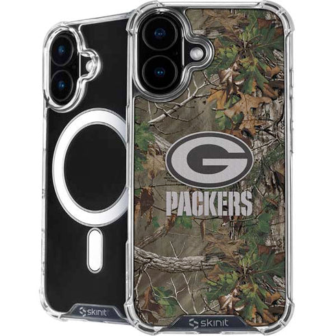 NFL Green Bay Packers Realtree Xtra Green Camo iPhone 17 MagSafe Case