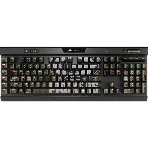 NFL Green Bay Packers Realtree Xtra Green Camo K95 RGB PLATINUM Mechanical Gaming Keyboard Skin