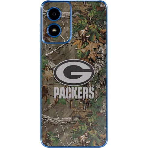 NFL Green Bay Packers Realtree Xtra Green Camo Moto G Play 4G (2024) Skin