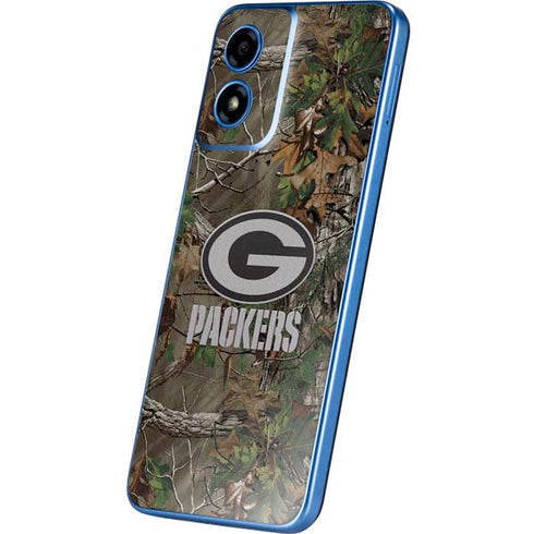 NFL Green Bay Packers Realtree Xtra Green Camo Moto G Play 4G (2024) Skin