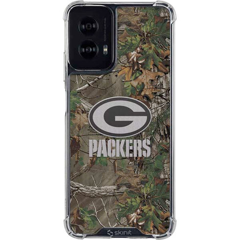 NFL Green Bay Packers Realtree Xtra Green Camo Moto G Power 5G (2024) Clear Case