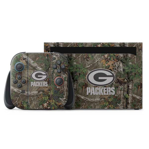 NFL Green Bay Packers Realtree Xtra Green Camo Nintendo Skins