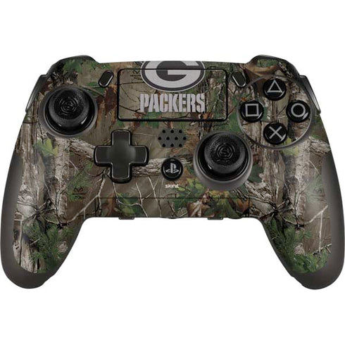 NFL Green Bay Packers Realtree Xtra Green Camo PlayStation Scuf Vantage 2 Controller Skin