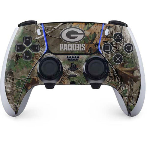NFL Green Bay Packers Realtree Xtra Green Camo PlayStation PS5 Skins