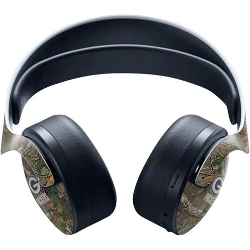 NFL Green Bay Packers Realtree Xtra Green Camo PULSE 3D Wireless Headset for PS5 Skin