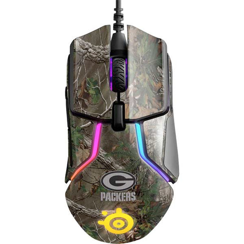NFL Green Bay Packers Realtree Xtra Green Camo SteelSeries Rival 600 Gaming Mouse Skin
