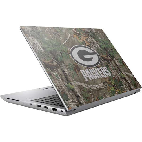 NFL Green Bay Packers Realtree Xtra Green Camo HP ZBook Fury 16 G10 Skin