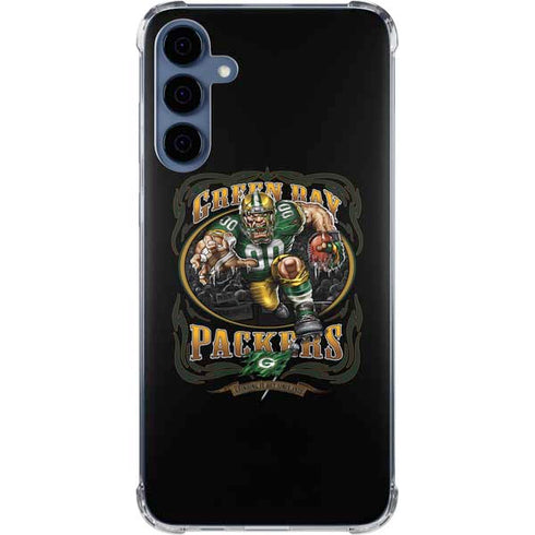 Liquid Blue NFL Green Bay Packers Running Back Galaxy A55 5G Clear Case