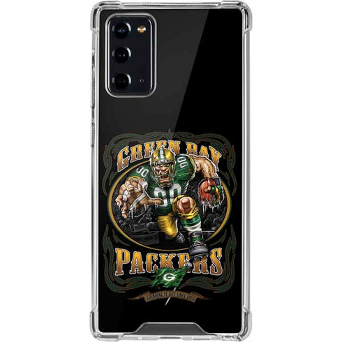 Liquid Blue NFL Green Bay Packers Running Back Galaxy Note20 5G Clear Case