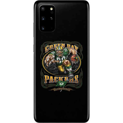 Liquid Blue NFL Green Bay Packers Running Back Galaxy S20 Plus Skin