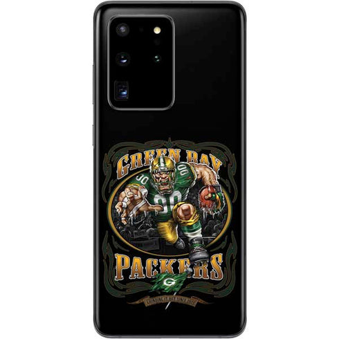 Liquid Blue NFL Green Bay Packers Running Back Galaxy S20 Ultra 5G Skin