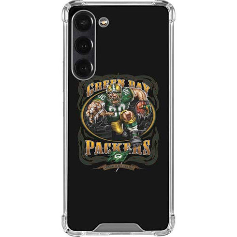 Liquid Blue NFL Green Bay Packers Running Back Galaxy S24 FE Clear Case