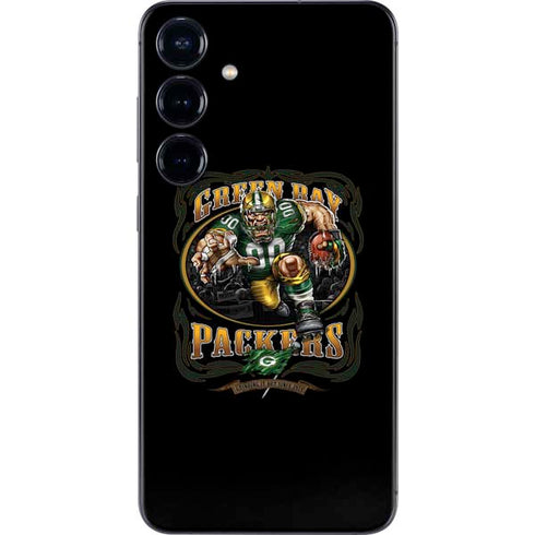 Liquid Blue NFL Green Bay Packers Running Back Galaxy S25 Plus Skin