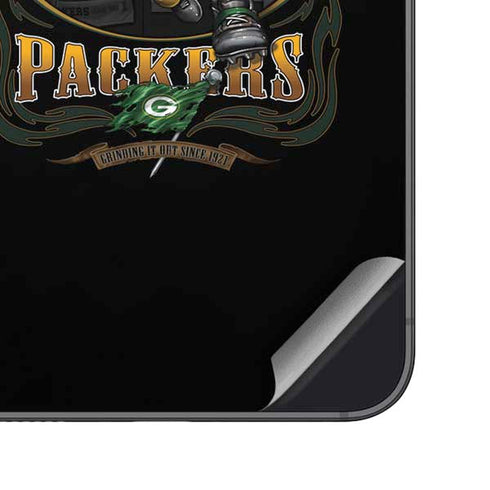 Liquid Blue NFL Green Bay Packers Running Back Galaxy S25 Plus Skin