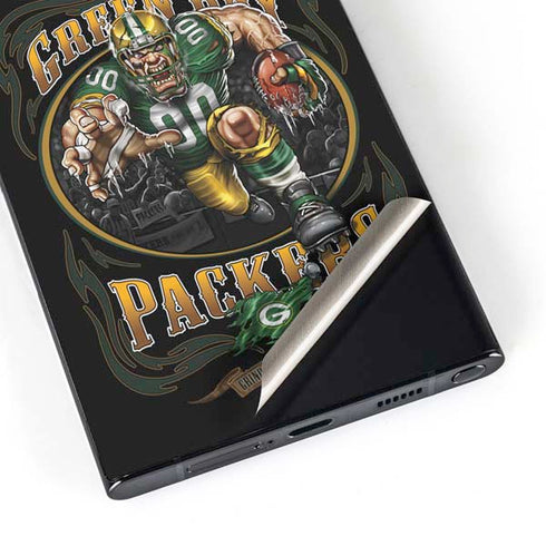 Liquid Blue NFL Green Bay Packers Running Back Galaxy S25 Ultra Skin