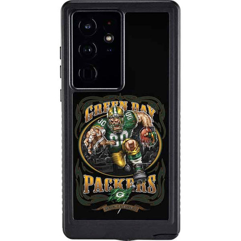 Liquid Blue NFL Green Bay Packers Running Back Galaxy S24 Ultra Waterproof Case