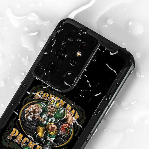 Liquid Blue NFL Green Bay Packers Running Back Galaxy S24 Ultra Waterproof Case