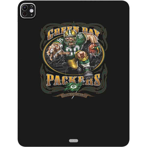 Liquid Blue NFL Green Bay Packers Running Back iPad Pro 13in M4 (2024) Skin