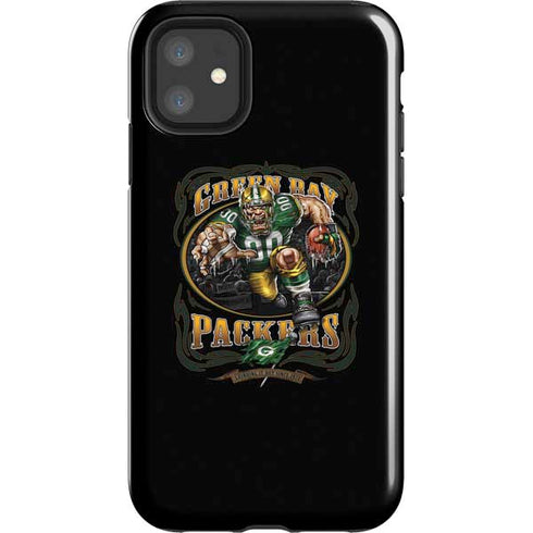 Liquid Blue NFL Green Bay Packers Running Back iPhone 11 Impact Case