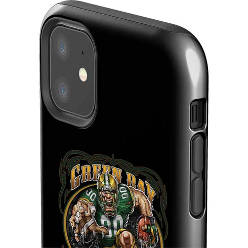 Liquid Blue NFL Green Bay Packers Running Back iPhone 11 Impact Case