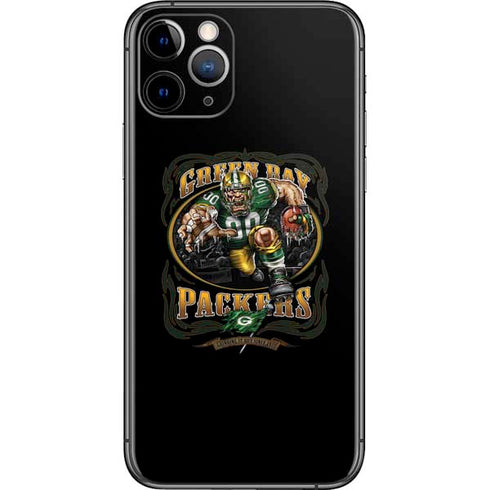 Liquid Blue NFL Green Bay Packers Running Back iPhone 11 Pro Skin