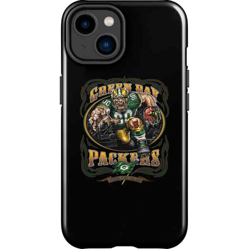 Liquid Blue NFL Green Bay Packers Running Back iPhone 15 Impact Case