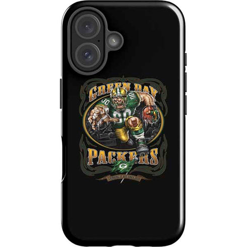 Liquid Blue NFL Green Bay Packers Running Back iPhone 16 Plus Impact Case