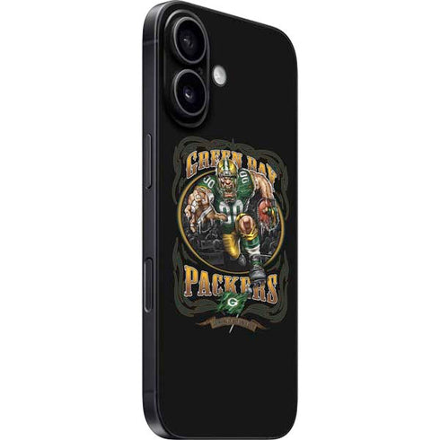 Liquid Blue NFL Green Bay Packers Running Back iPhone 16 Plus Skin
