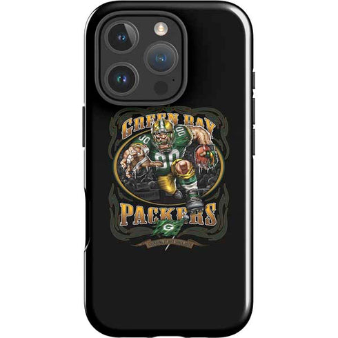 Liquid Blue NFL Green Bay Packers Running Back iPhone 16 Pro Impact Case