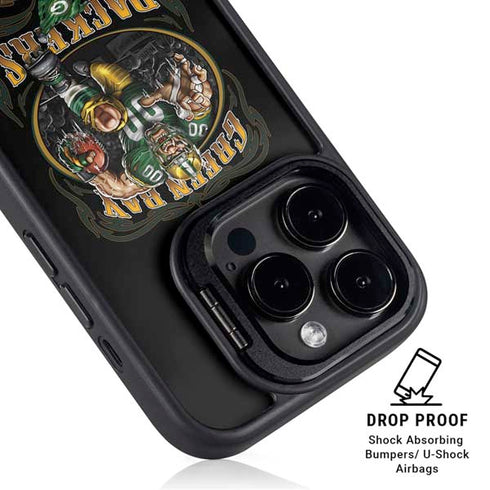 Liquid Blue NFL Green Bay Packers Running Back iPhone 16 Pro Kickstand Case