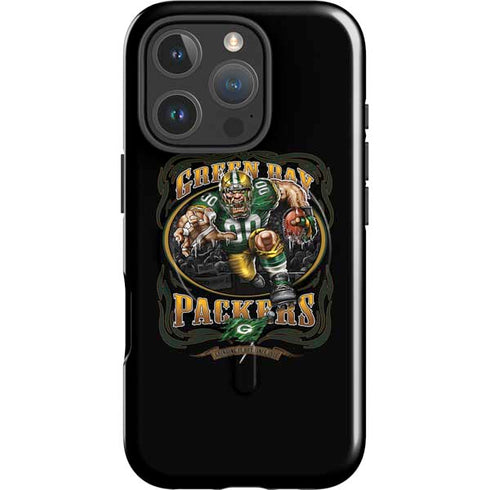 Liquid Blue NFL Green Bay Packers Running Back iPhone 16 Pro Magsafe Impact Case