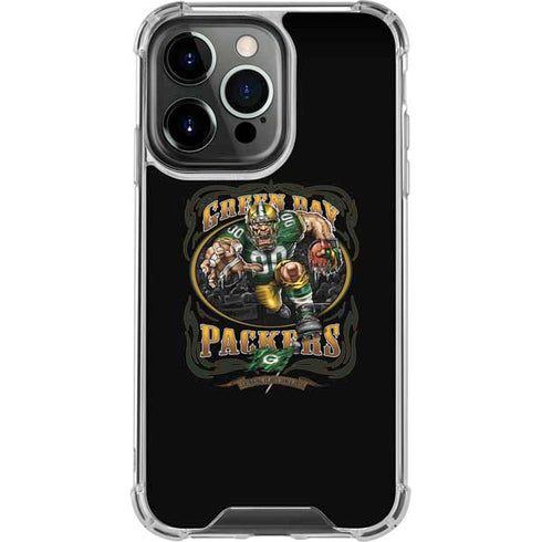 Liquid Blue NFL Green Bay Packers Running Back iPhone 16 Pro Max Clear Case