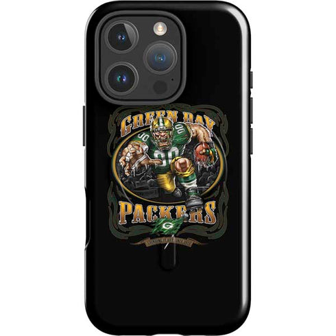 Liquid Blue NFL Green Bay Packers Running Back iPhone 16 Pro Max Magsafe Impact Case