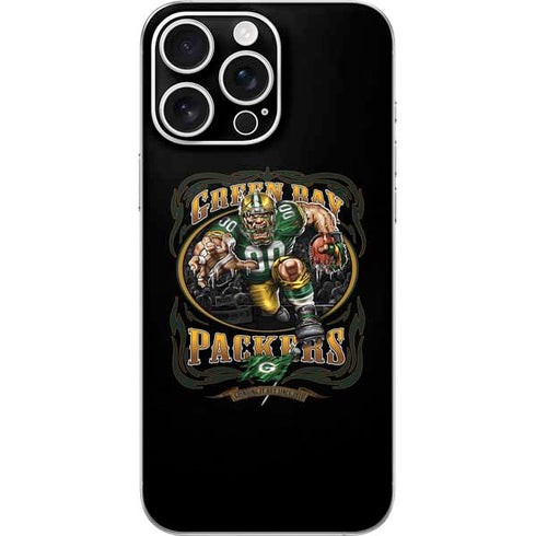 Liquid Blue NFL Green Bay Packers Running Back iPhone 16 Pro Max Skin