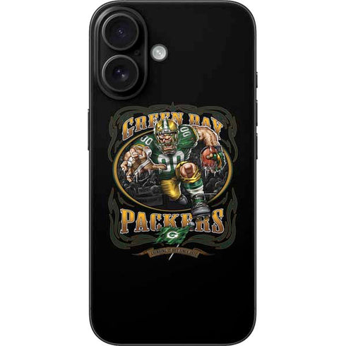Liquid Blue NFL Green Bay Packers Running Back iPhone 16 Skin