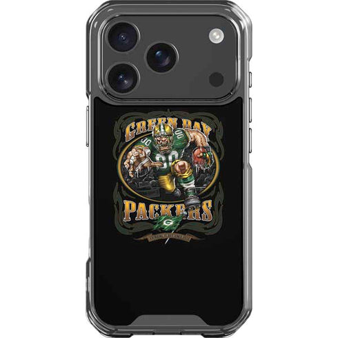 Liquid Blue NFL Green Bay Packers Running Back iPhone 18 Pro Clear Case