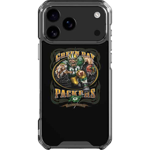 Liquid Blue NFL Green Bay Packers Running Back iPhone 18 Pro Max Clear Case