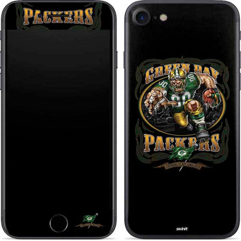 Liquid Blue NFL Green Bay Packers Running Back iPhone 8 Skin