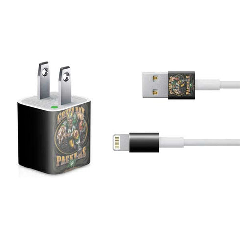 Liquid Blue NFL Green Bay Packers Running Back iPhone Charger (5W USB) Skin