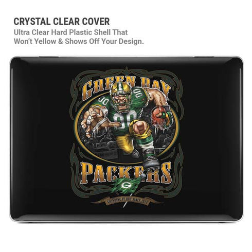 Liquid Blue NFL Green Bay Packers Running Back MacBook Pro 14in (2021-24) Case plus Skin