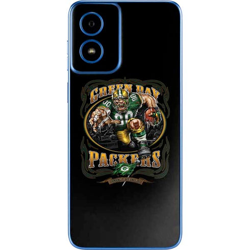 Liquid Blue NFL Green Bay Packers Running Back Moto G Play 4G (2024) Skin