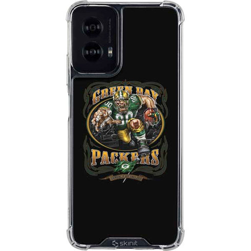 Liquid Blue NFL Green Bay Packers Running Back Moto G Power 5G (2024) Clear Case