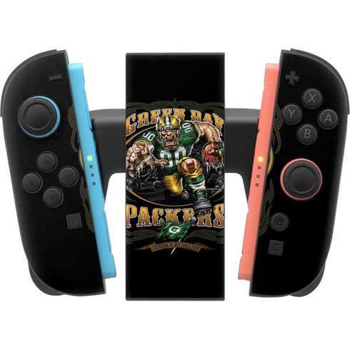 Liquid Blue NFL Green Bay Packers Running Back Nintendo Switch 2 (2025) Joy-Con Controller Skin