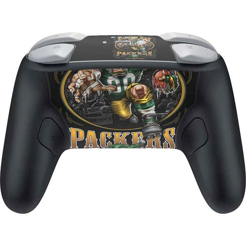 Liquid Blue NFL Green Bay Packers Running Back Nintendo Switch 2 (2025) Pro Controller Skin